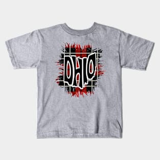 Ohio Flannel Fringe Kids T-Shirt